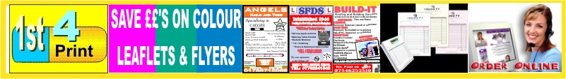 Leaflet Printing in Birmingham, Cannock, Stoke on Trent,Tamworth, Coventry, London and the whole of the uk